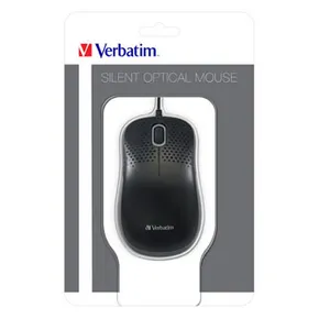 Verbatim Maus 49024, optisch, 3Tas., USB verdrahtet, schwarz